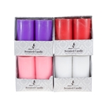 8 pcs 2" x 3" Scented Round Pillar Candle in Box - Asst